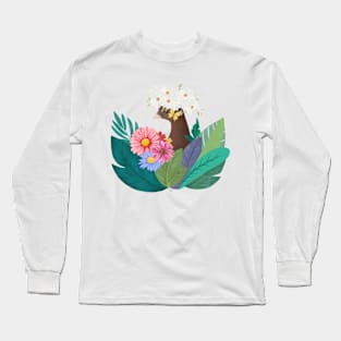 Blossoming Tranquility Long Sleeve T-Shirt